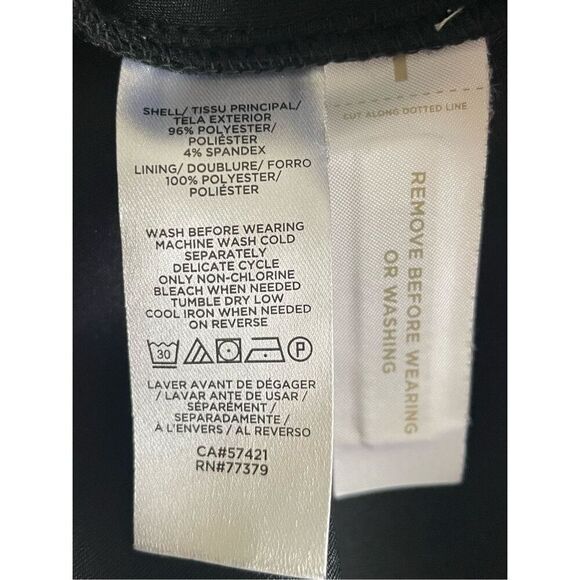 ANN TAYLOR FAUX SUEDE WRAP MIDI DRESS - Picture 5 of 5